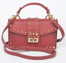 Load image into Gallery viewer, Studded Top Handle Clutch