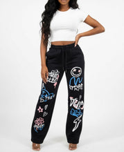 Load image into Gallery viewer, Graffiti Print Sweatpants
