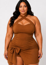 Load image into Gallery viewer, Plus Size Mini Short Summer Set
