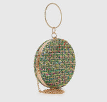 Load image into Gallery viewer, Tweed Ball Design Evening Bag

