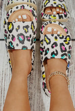 Load image into Gallery viewer, Leopard Pint Soft Thick Sole Slipper
