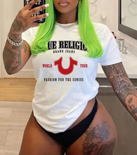Load image into Gallery viewer, Neck Letter Print T-Shirt
