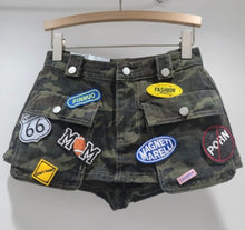 Load image into Gallery viewer, Patch Detail Denim Cargo Mini Set
