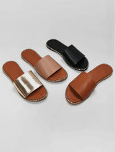 Load image into Gallery viewer, Metal Tip Decor Edge Bold Upper Slide
