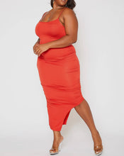 Load image into Gallery viewer, Bellatrix Plus Size Women’s Spaghetti Strap Long Dress
