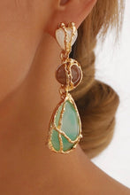 Load image into Gallery viewer, Long Tangled Acrylic Stone Earrings
