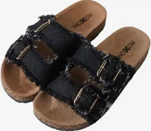 Load image into Gallery viewer, Women’s Comfort Flat Sandals Dual-Strap
