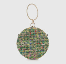 Load image into Gallery viewer, Tweed Ball Design Evening Bag
