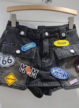 Load image into Gallery viewer, Patch Detail Denim Cargo Mini Set
