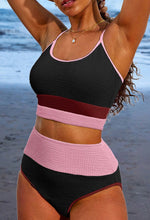 Load image into Gallery viewer, Color Block Two-piece Swimsuit
