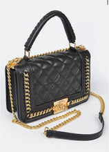 Load image into Gallery viewer, Chain Braided Top Handle Crossbody
