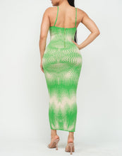 Load image into Gallery viewer, Geometric Jacquard Maxi Dress
