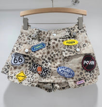 Load image into Gallery viewer, Patch Detail Denim Cargo Mini Set
