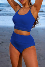 Load image into Gallery viewer, Color Block Two-piece Swimsuit
