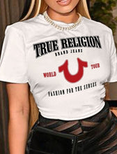 Load image into Gallery viewer, Neck Letter Print T-Shirt
