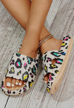 Load image into Gallery viewer, Leopard Pint Soft Thick Sole Slipper
