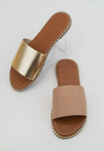 Load image into Gallery viewer, Metal Tip Decor Edge Bold Upper Slide
