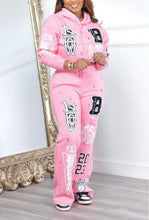 Load image into Gallery viewer, Graphic Printed Jacket and Pants Set
