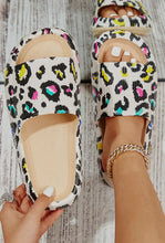 Load image into Gallery viewer, Leopard Pint Soft Thick Sole Slipper
