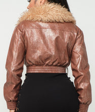 Load image into Gallery viewer, Jackets Faux Fur Trim W/Front Zipper
