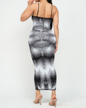 Load image into Gallery viewer, Geometric Jacquard Maxi Dress
