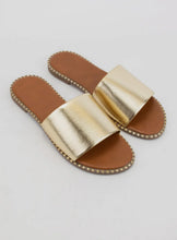 Load image into Gallery viewer, Metal Tip Decor Edge Bold Upper Slide
