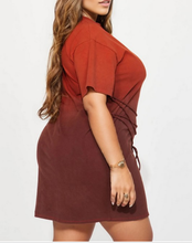 Load image into Gallery viewer, Two Tone  Mini Dress
