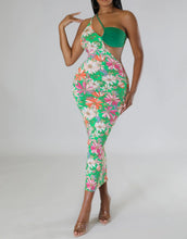 Load image into Gallery viewer, SMELL THE FLOWERS MESH DRESS
