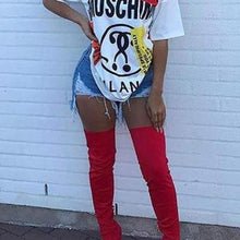 Load image into Gallery viewer, Letter Scrawl Print T Shirt
