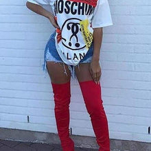 Load image into Gallery viewer, Letter Scrawl Print T Shirt
