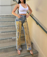 Load image into Gallery viewer, Super Golden Denim Jeans
