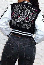 Load image into Gallery viewer, Graphic Varsity Jacket
