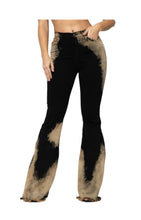 Load image into Gallery viewer, Bleach Bell Bottom Jean in Black
