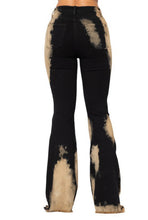 Load image into Gallery viewer, Bleach Bell Bottom Jean in Black
