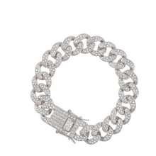 Load image into Gallery viewer, Rhinestone Metal Chain Link Bracelet
