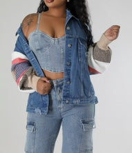 Load image into Gallery viewer, Im So Basic Denim Jacket

