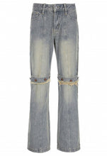 Load image into Gallery viewer, Buttoned Wide-Leg Jeans
