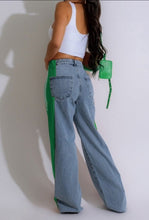 Load image into Gallery viewer, Three stripe High Waist Wide Leg Pants
