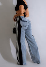 Load image into Gallery viewer, Three stripe High Waist Wide Leg Pants
