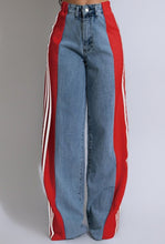 Load image into Gallery viewer, Three stripe High Waist Wide Leg Pants
