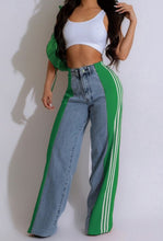 Load image into Gallery viewer, Three stripe High Waist Wide Leg Pants
