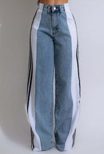 Load image into Gallery viewer, Three stripe High Waist Wide Leg Pants
