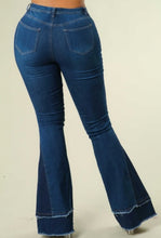Load image into Gallery viewer, High Waist Distressed Bell Bottom Jean
