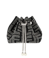 Load image into Gallery viewer, Rhinestone Greek Clutch Bucket Bag
