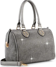 Load image into Gallery viewer, Rhinestone Covered Locked Satchel Handbags
