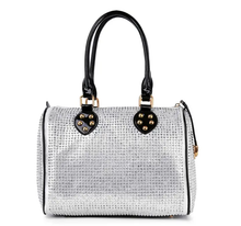 Load image into Gallery viewer, Rhinestone Covered Locked Satchel Handbags
