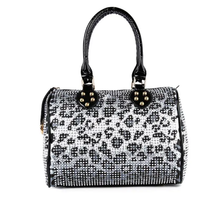 Load image into Gallery viewer, Rhinestone Covered Locked Satchel Handbags
