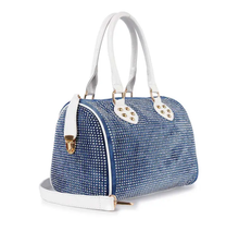 Load image into Gallery viewer, Rhinestone Covered Locked Satchel Handbags
