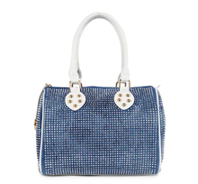 Load image into Gallery viewer, Rhinestone Covered Locked Satchel Handbags
