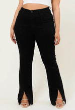 Load image into Gallery viewer, Front Slit Bootcut Jeans in Plus
